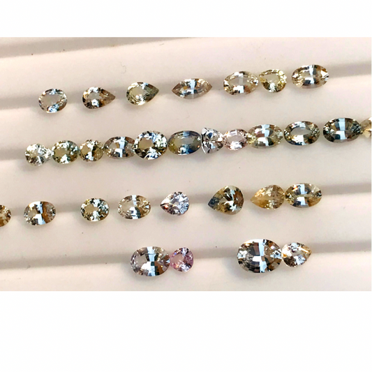 Colorless Sapphires for Jewelry Setting - White Sapphires