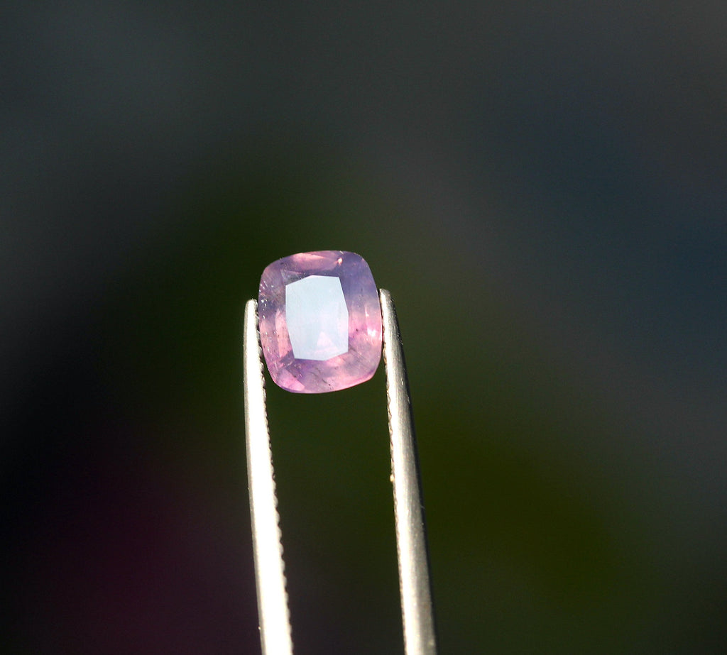 1.70 carats Natural Purplish Pink Lavender Color Sapphire from Kashmir