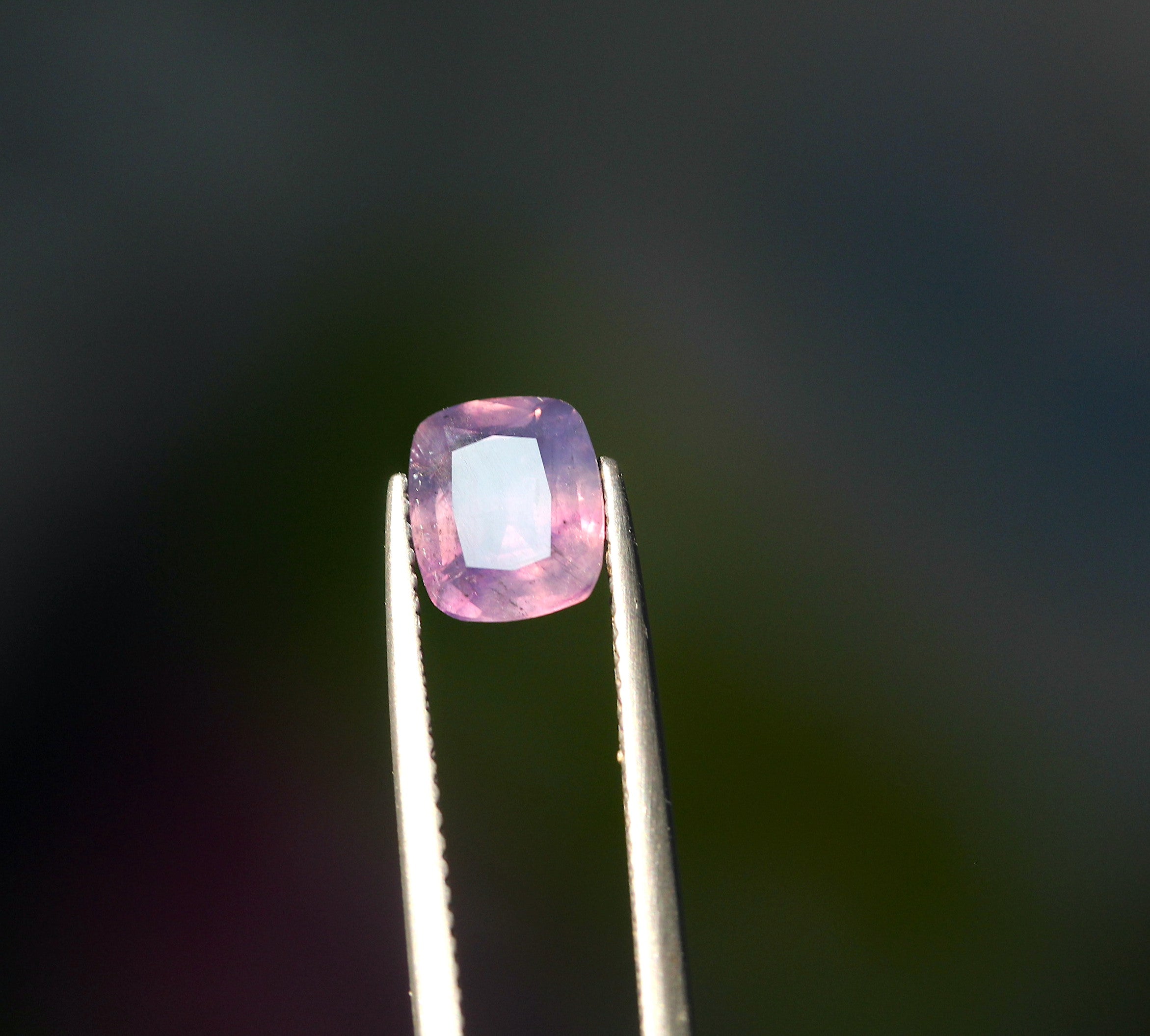 1.70 carats Natural Purplish Pink Lavender Color Sapphire from Kashmir