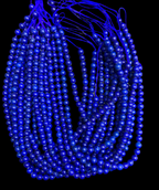 8mm to 12 mm Natural Blue Lapis Lazuli Beads String