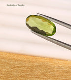 3.48 Carats Loose Oval Shape Green Peridot Stone