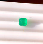 5x5mm Natural Swat Emerald | Cushion Cut Loose Gem | Pakistan Origin