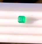 1.10 ct Natural Swat Emerald | Cushion Cut Loose Gemstone | Pakistan Origin