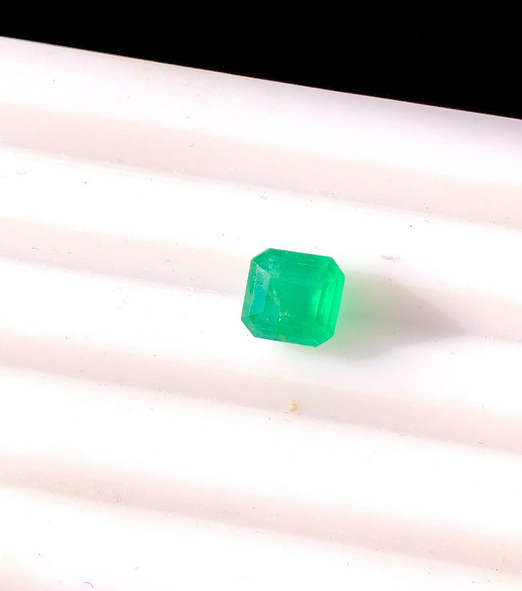 Green gemstone emerald from Swat 