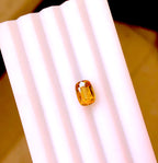 1.97 Carats Octagonal Loose Yellow Sphene Stone
