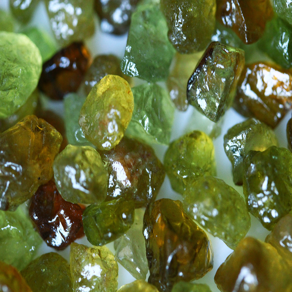 Raw Mali Garnet Gemstones for faceting