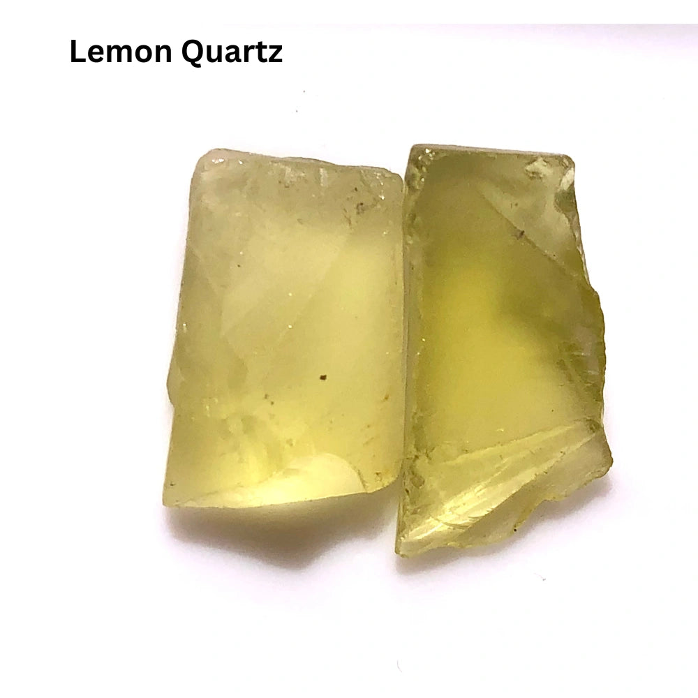 Facet Raw Lemon Quartz