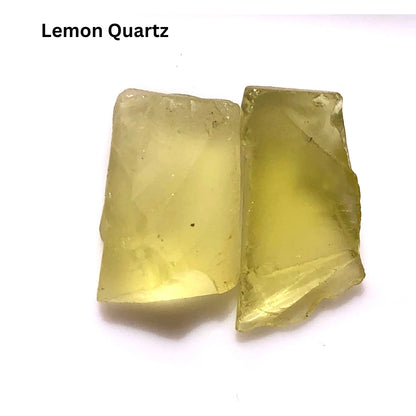 Facet Raw Lemon Quartz