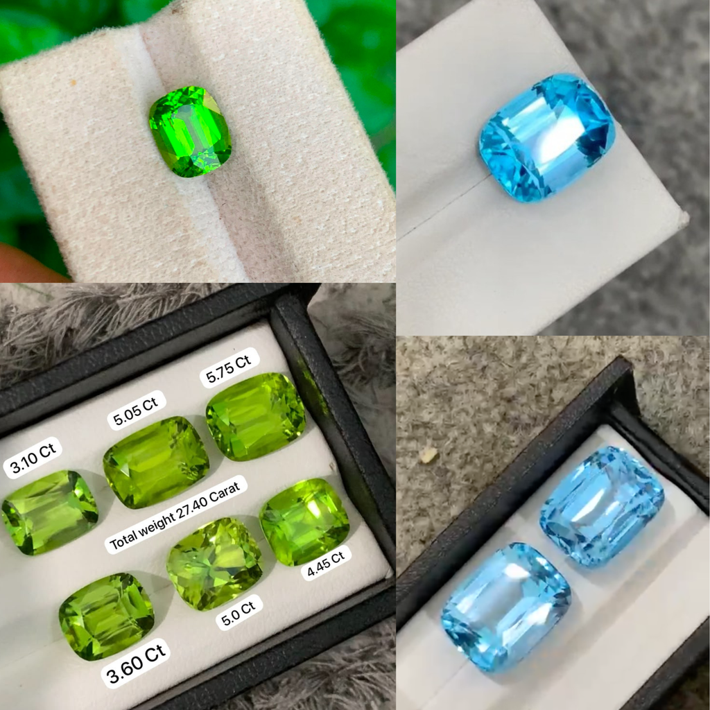 Peridot and Topaz Deal of Loose Stones