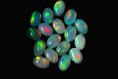 Opal cabochons for jewelry