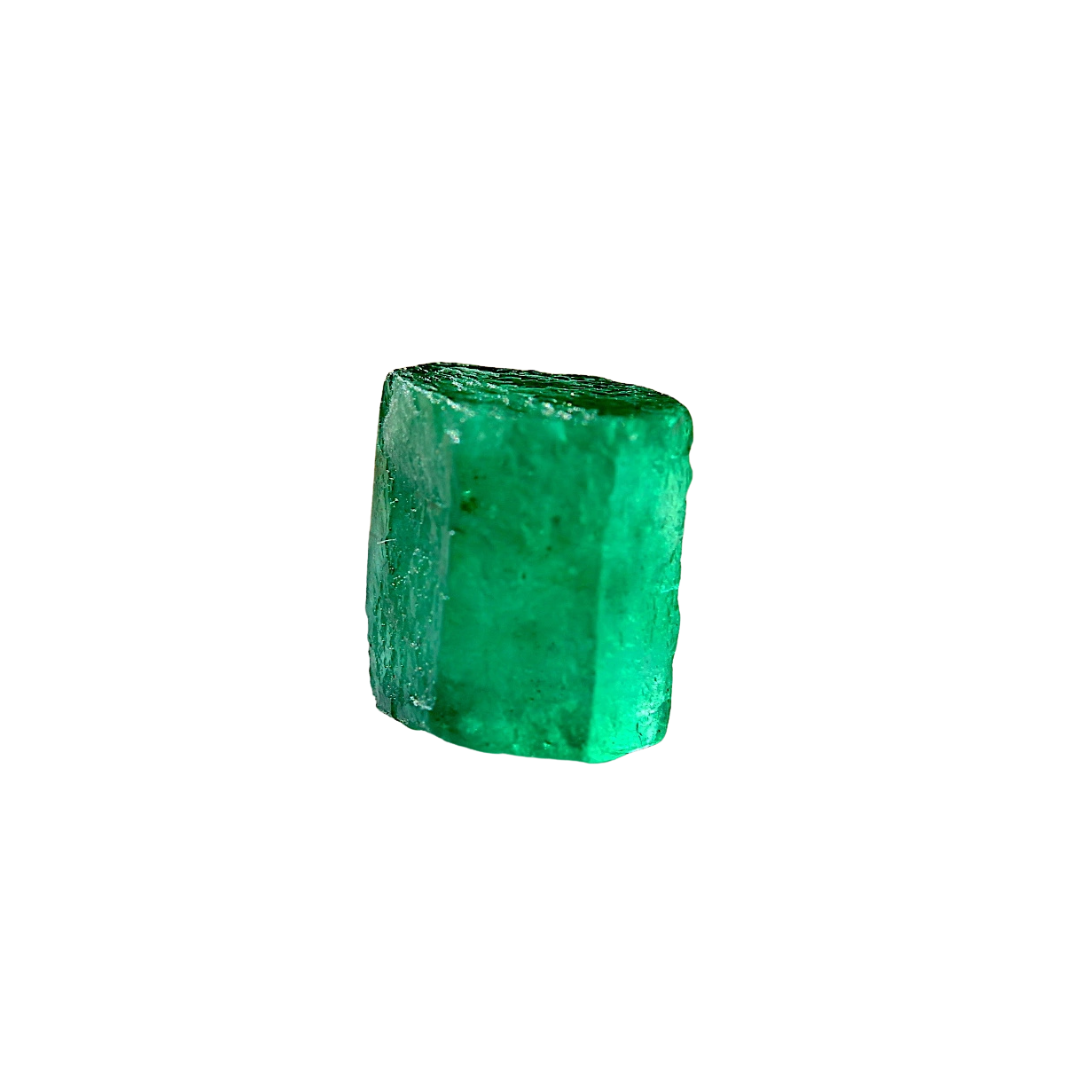 3.18 Carat Hexagonal Rough Emerald Crystal | Faceting Rough
