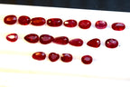 Red rubies from Mozambique for jewelry