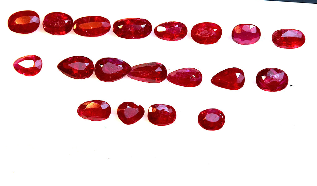 Mozambique Rubies Lot for jewelers