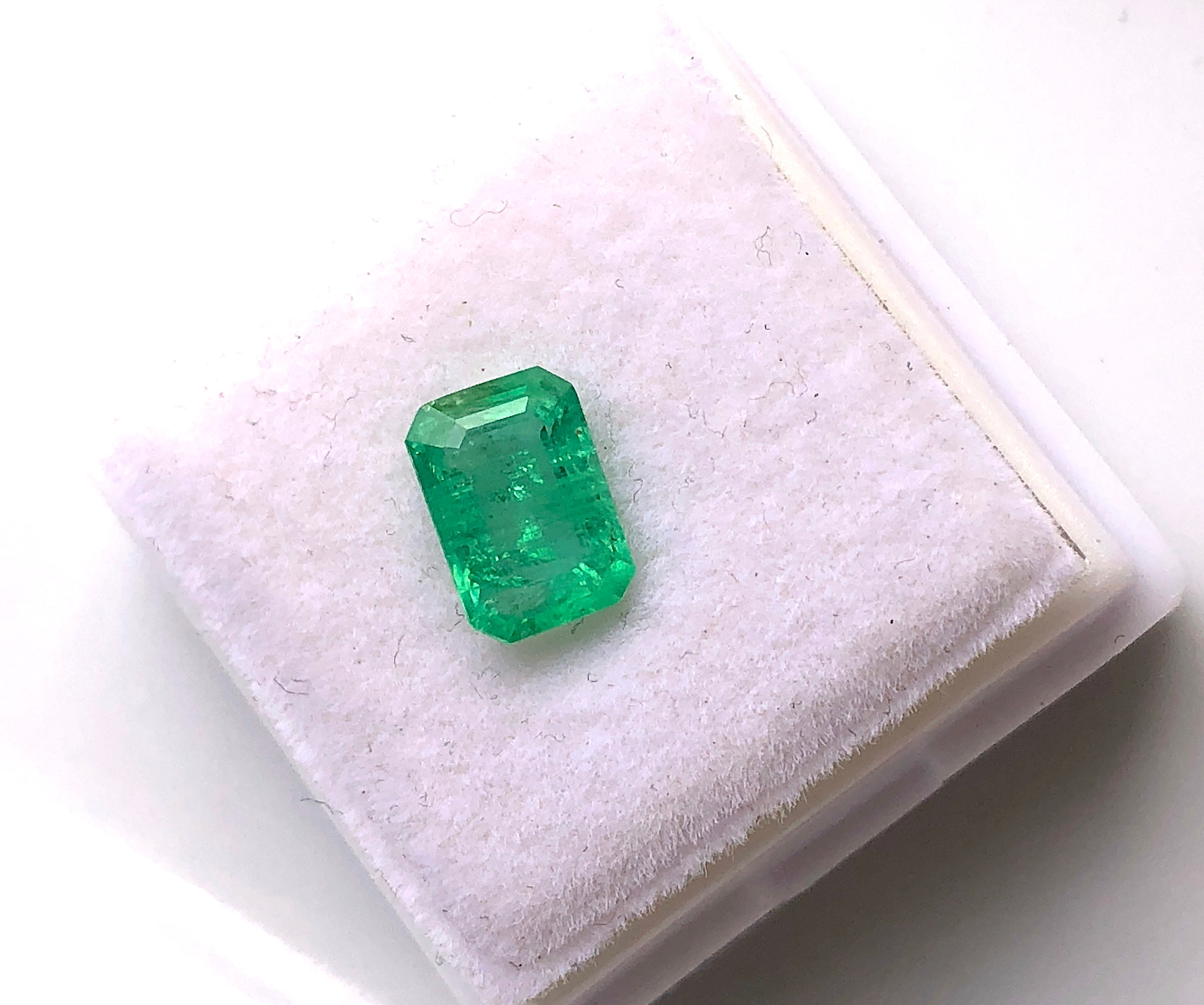 Octagonal Shape Emerald for Jewelry