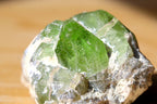 Buy Natural Peridot Crystal on Feldspar
