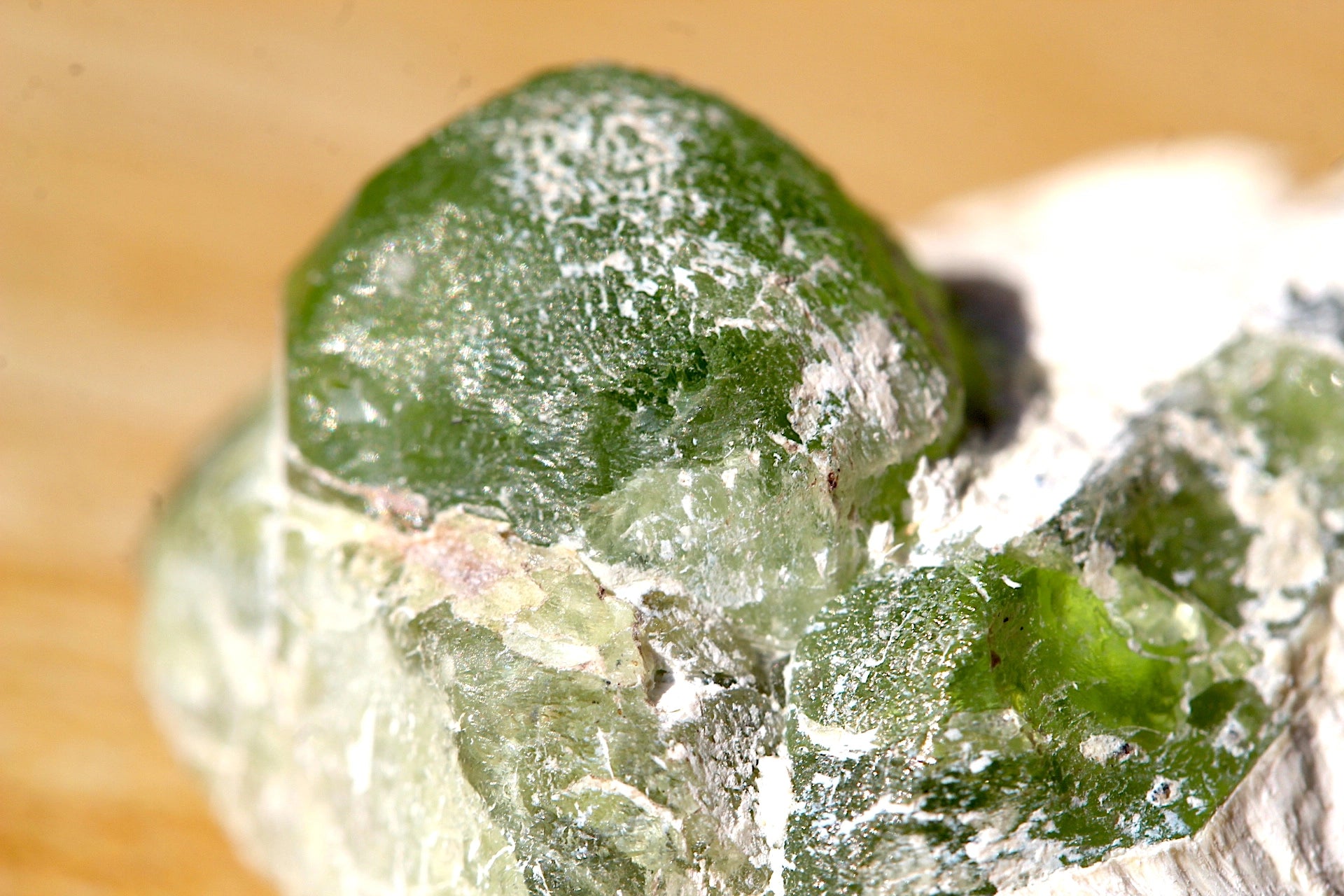 natural peridot marble