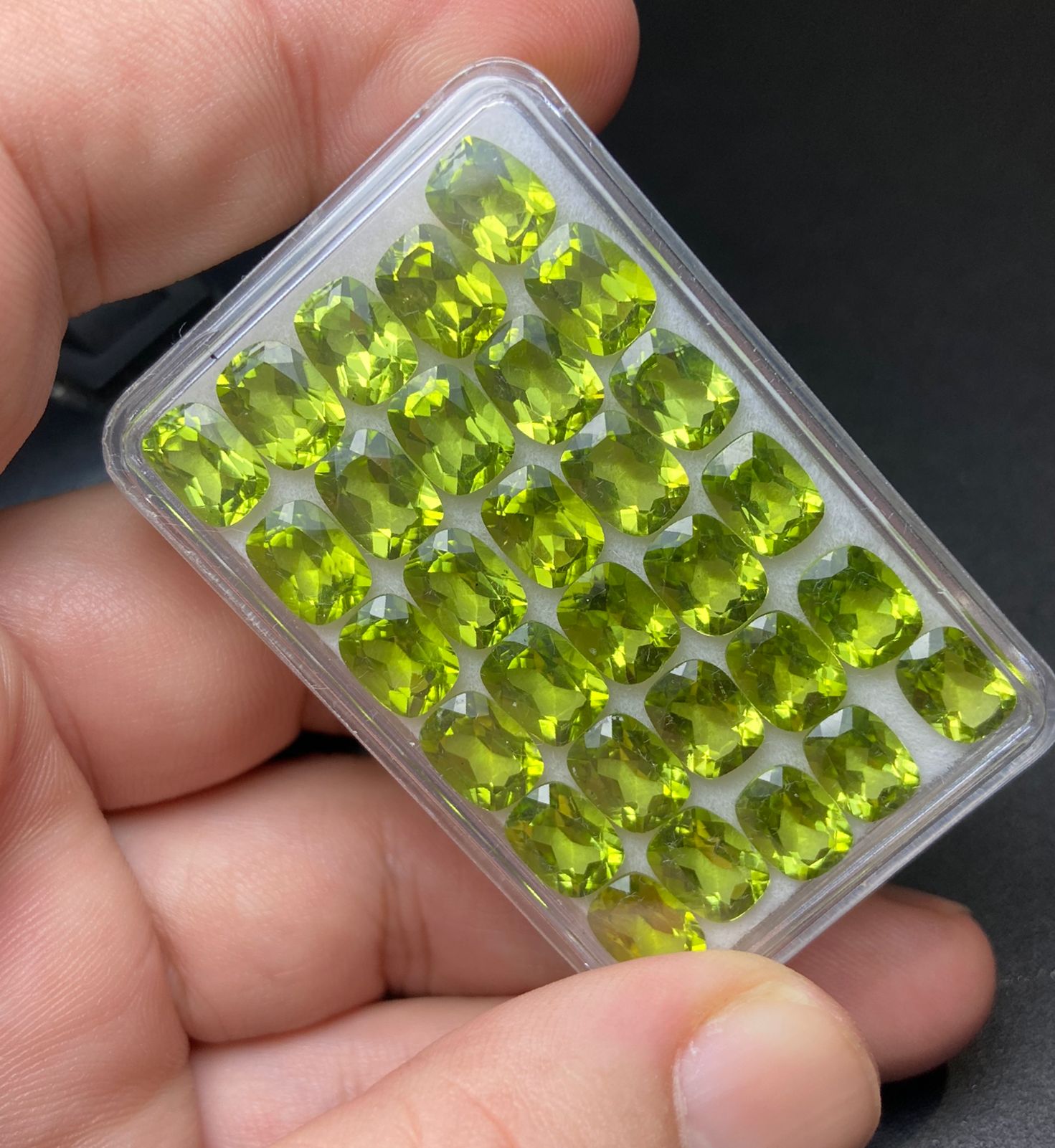 8.6mm Calibrated Peridot Loose Octagonal Shape