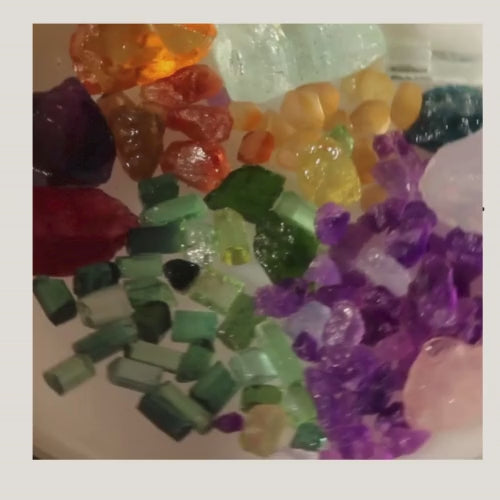 Mixed Raw Stone Deal for Faceting | Cabbing - Aqua, Garnets, Hackmanite, Chrome, Rhodonite, garnet, tourmaline