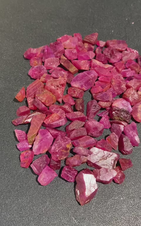 200 Carats Natural Mozambique Rough Ruby Gemstones