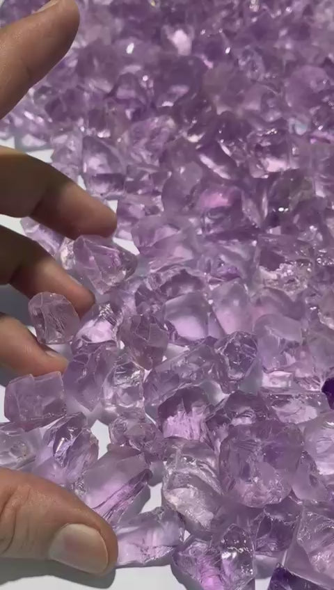 Rare Rose De France Rough Amethyst Bulk Deal