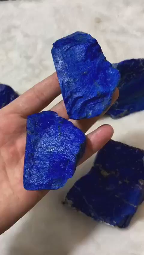 One Kilo Dark Blue Natural Lapis Lazuli for Lapidary