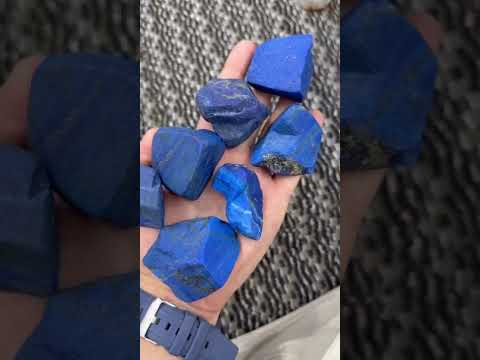 600 Grams Natural Lapis Lazuli Rough Rocks for Lapidary