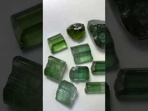 170 carats Rough Green Tourmaline Facet Raw Deal