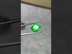 1 carats Cushion Natural Green Emerald from Swat