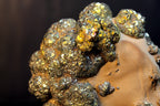 sculptural pyrite with mud