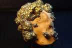Pyrite on Limonite Matrix from Pakistan