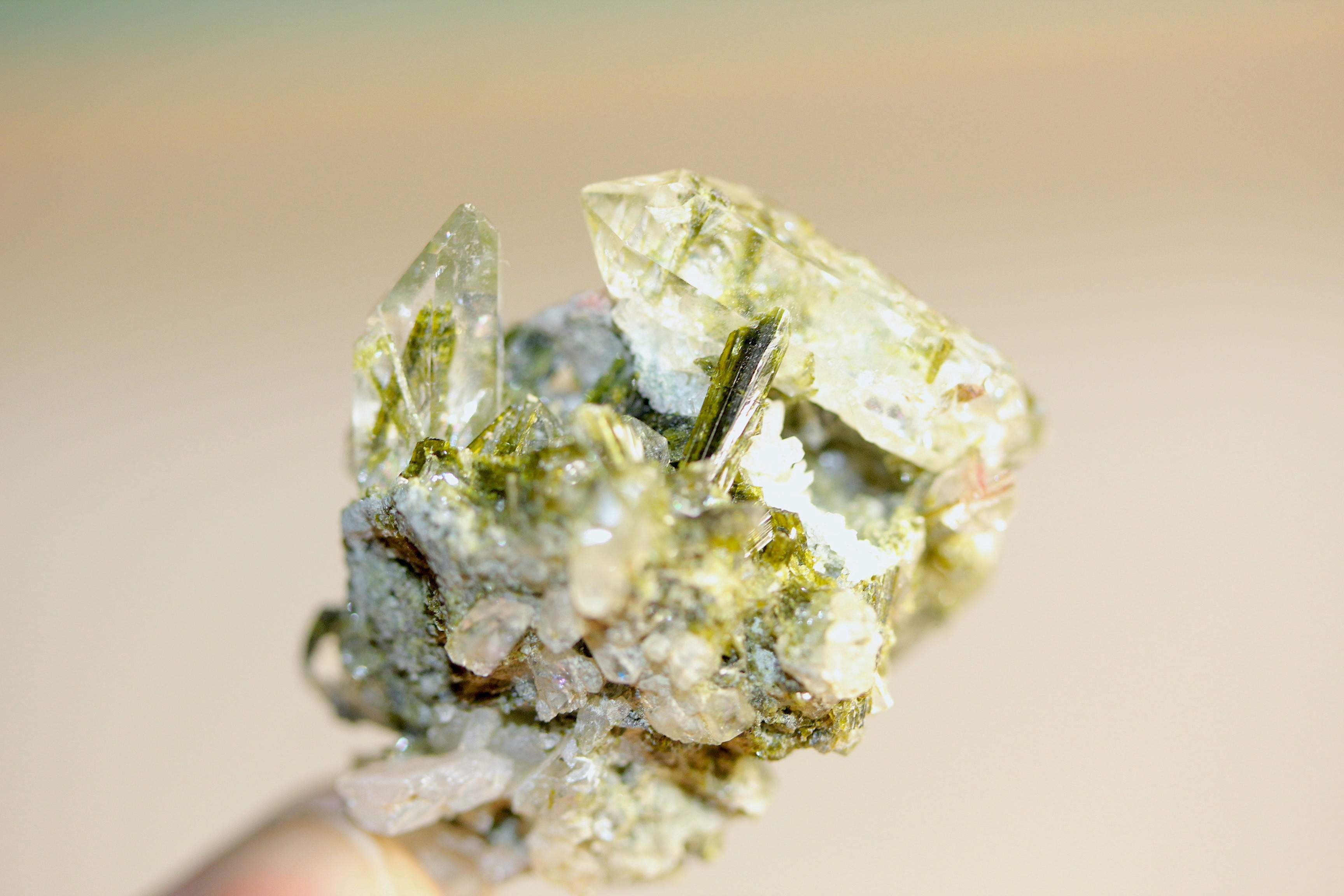20 gram Quartz with Epidote from Pakistan