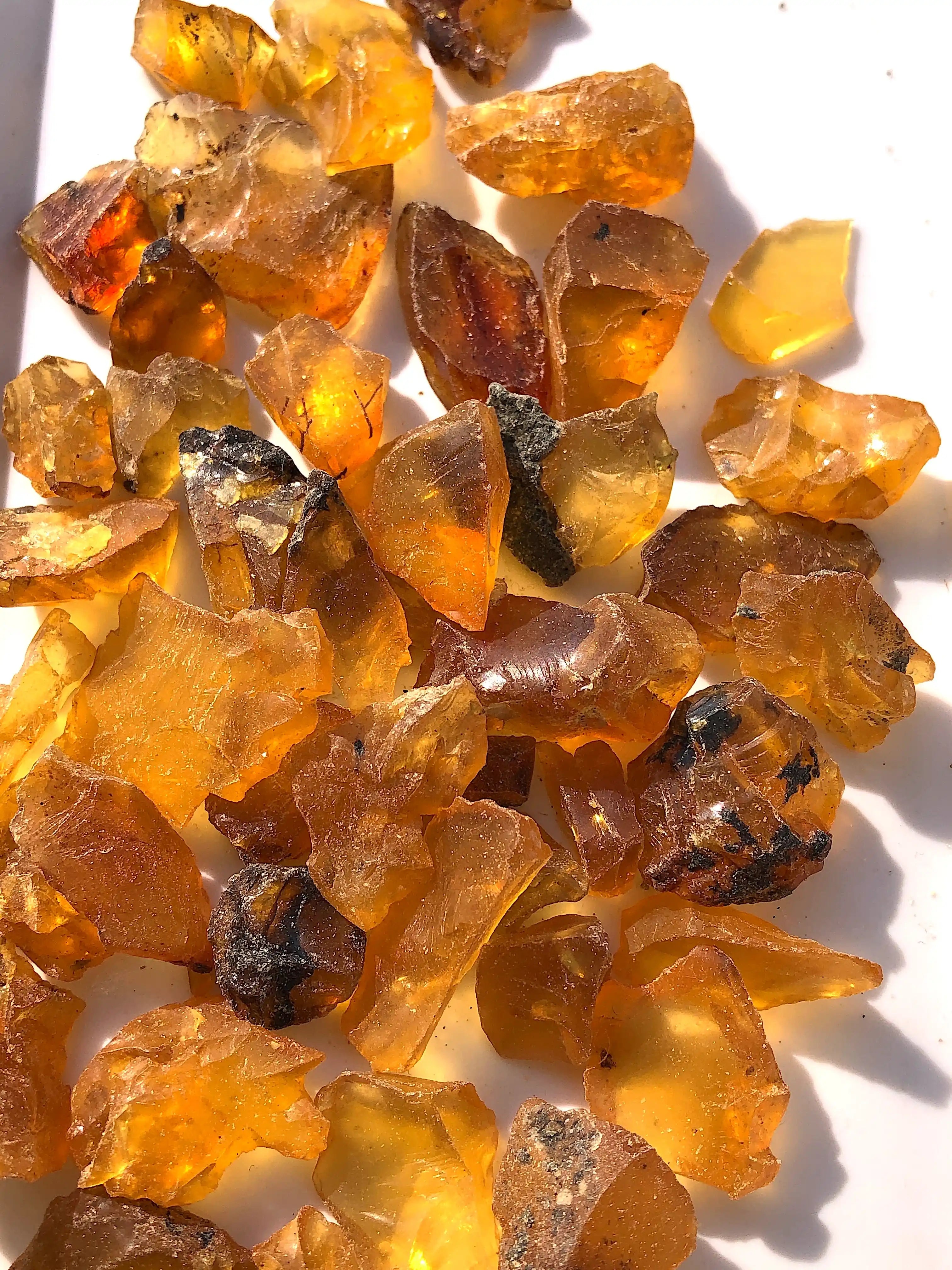Raw Amber for Faceting