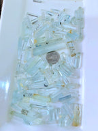 116 grams Goshenite Aquamarine Crystal Parcel
