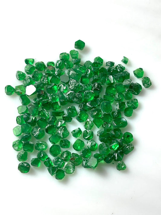 Rough tsavorite stones for sale