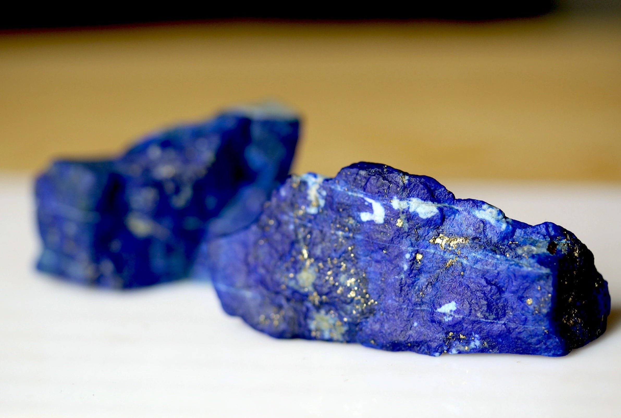 check out the beauty of raw lapis stone