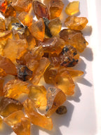 40 Grams Natural Fossilised Amber With Plant Debris Traces and Mineral Specks