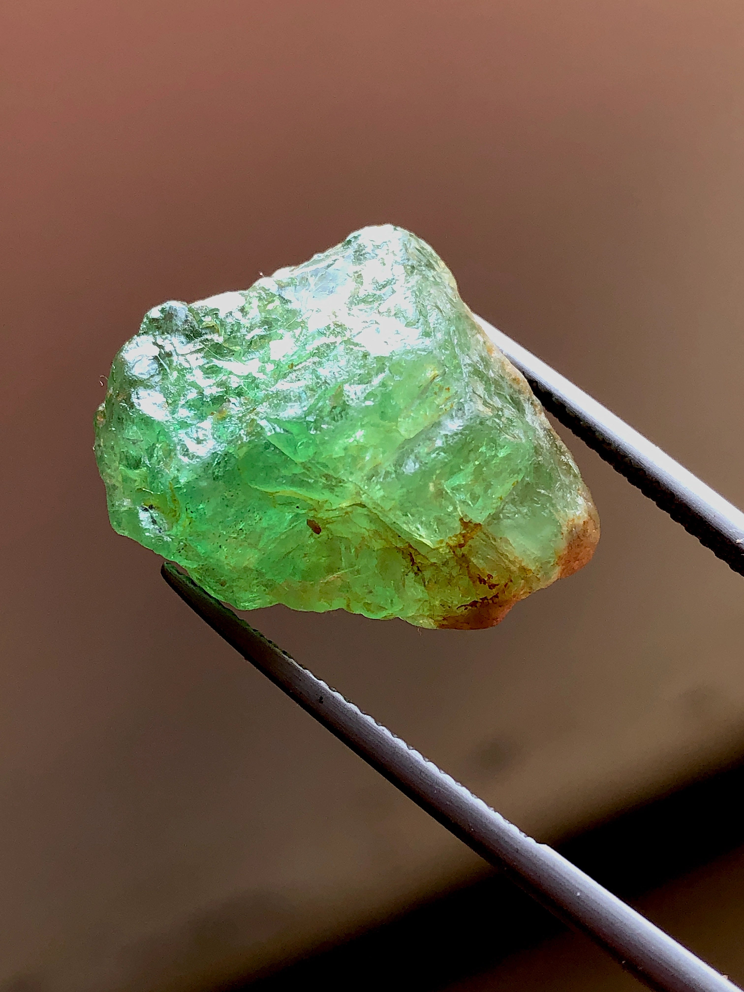 buy raw tsavorite rough crystal for sale