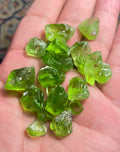 Facet grade rough peridot parcel 