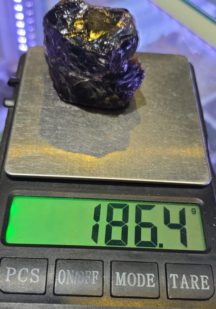 Big Size Deep Purple Rwanda Amethyst Rough Stones Deals