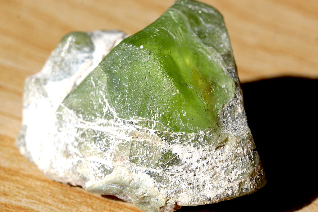 Terminated Peridot Crystal Specimen from Supat