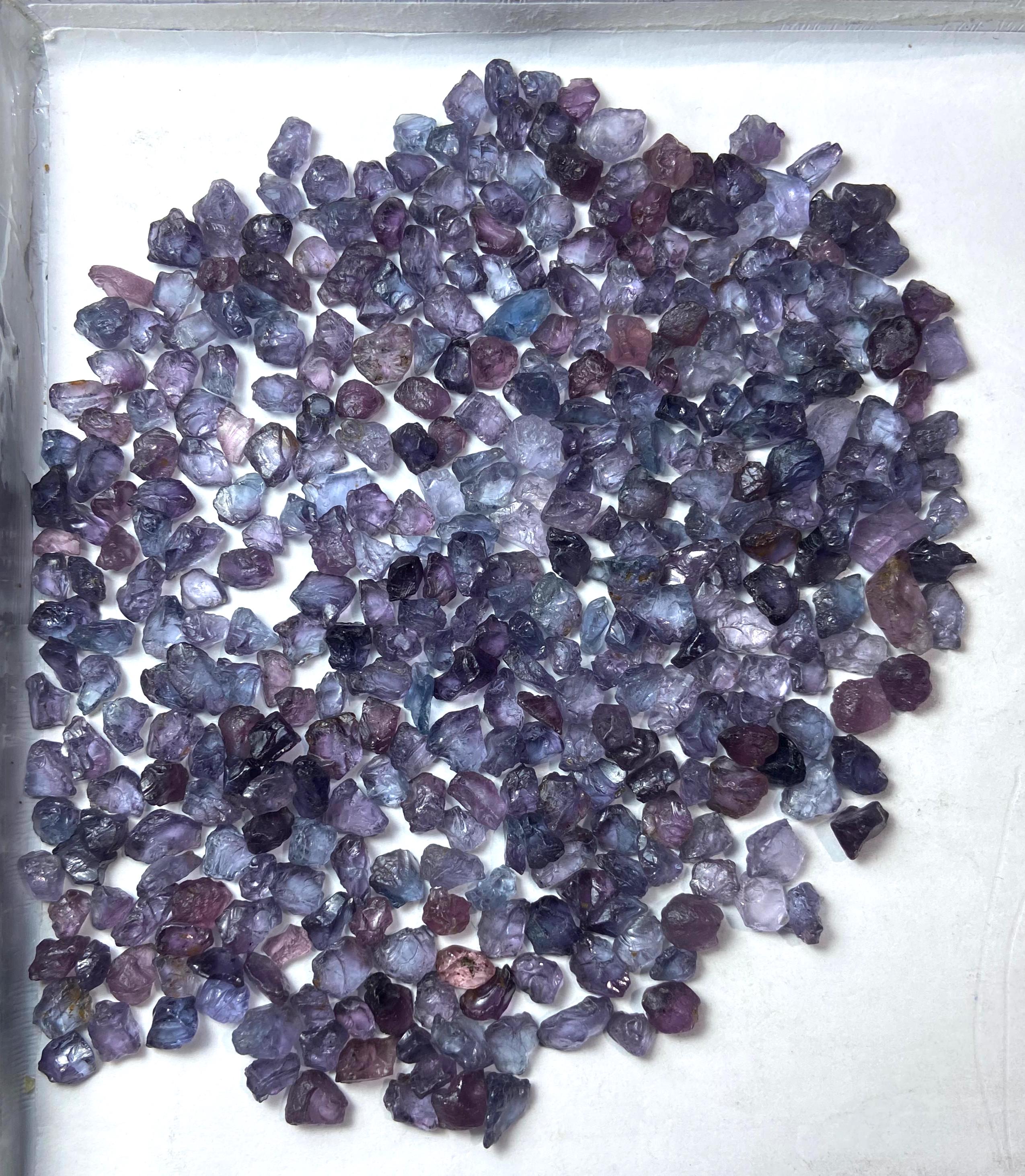 Facet Rough Lot of Raw Spinels 