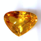 2.8 Carats Triangular Natural Rare Yellow Sphene Gemstone | Titanite