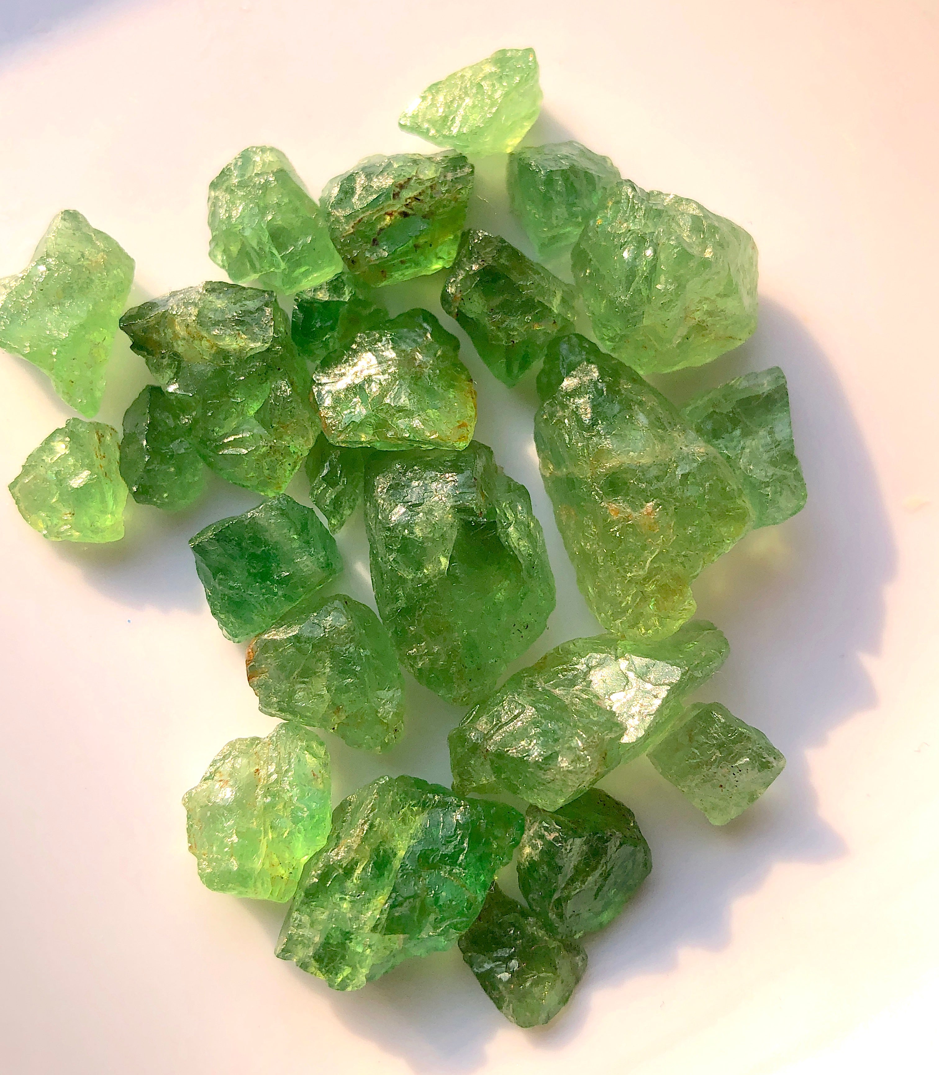 natural gem rough Tsavorite for Sale