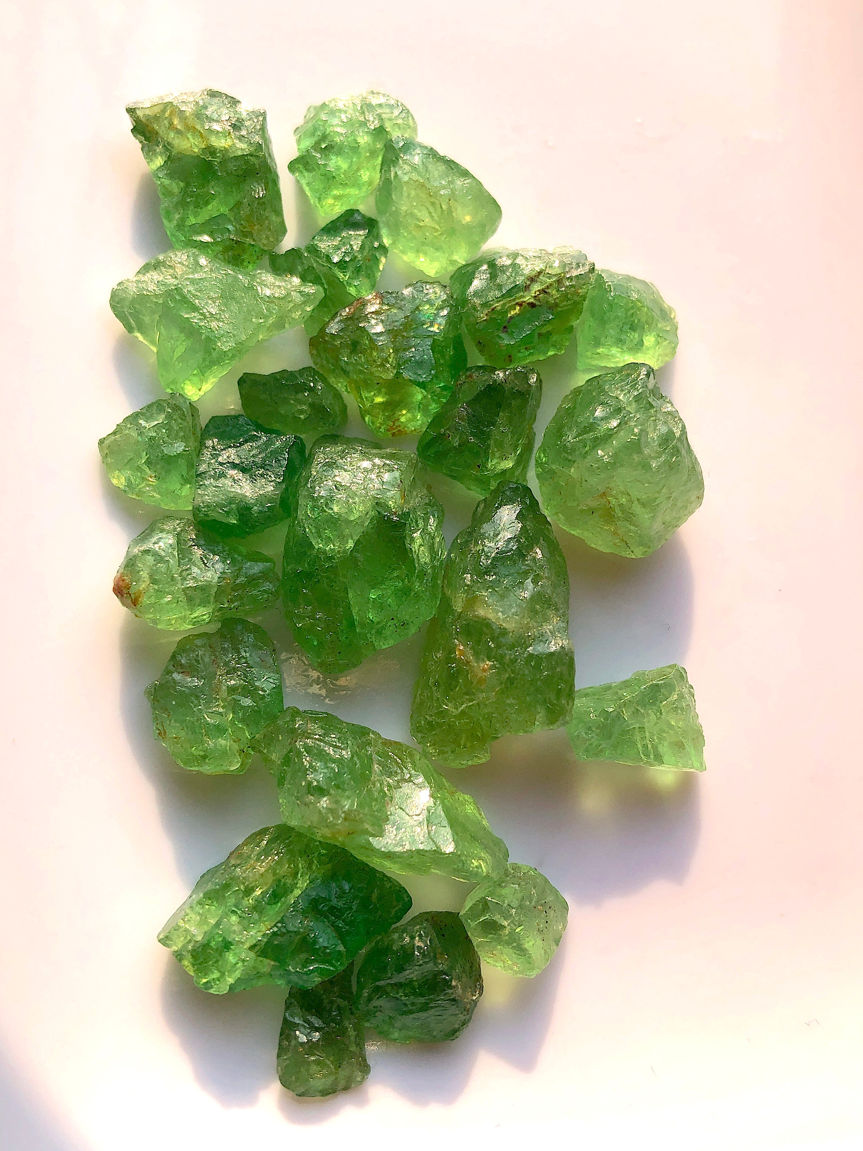 Bulk Tsavorite raw stones online