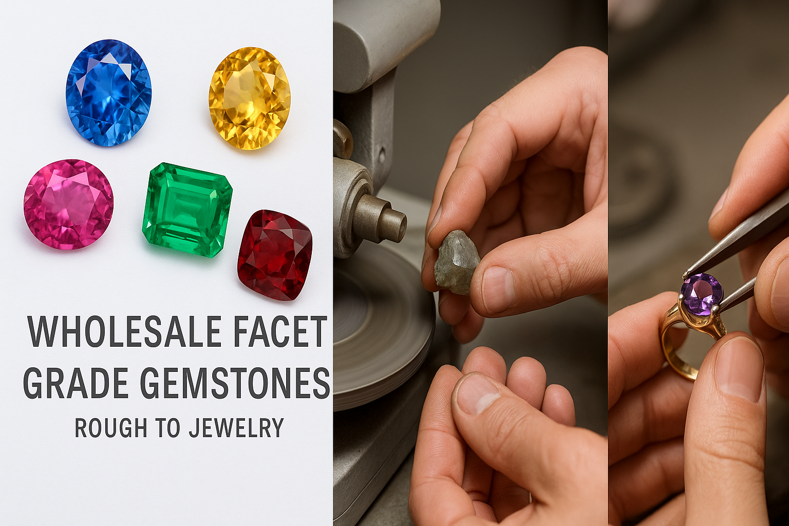 Wholesale Facet Grade Gemstones Slider